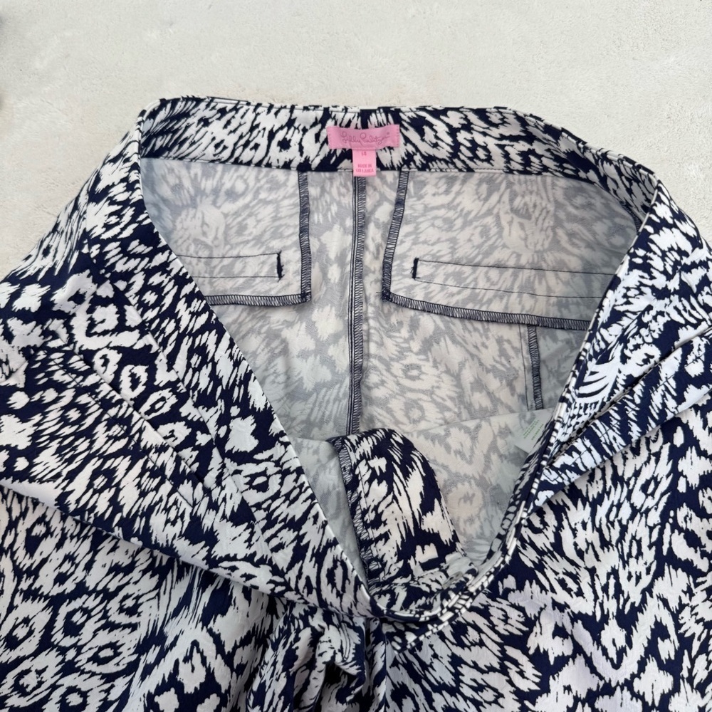 Lilly Pulitzer Kelly Ankle Skinny Pant.size 14 - Picture 5 of 13